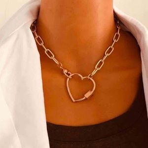Functional Heart Love Necklace